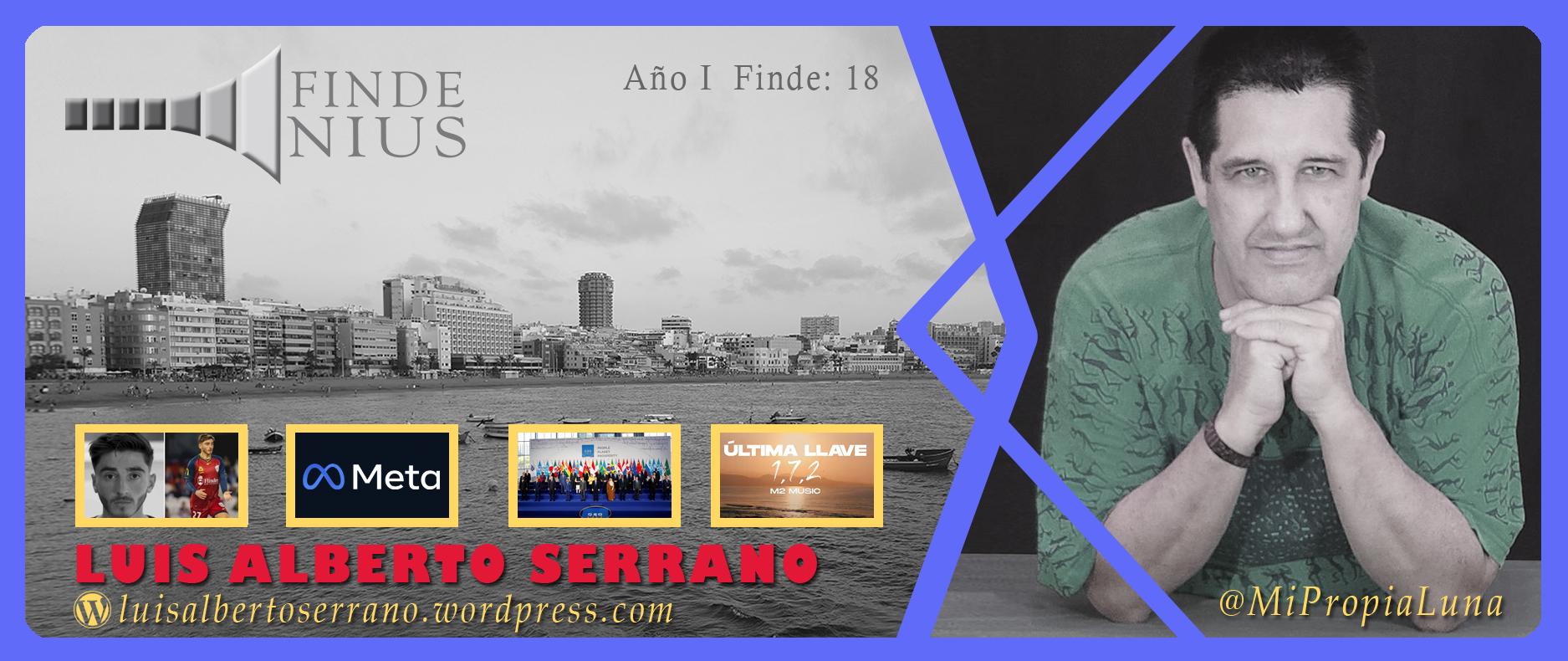 Noticias del Fin de Semana FIDE NIUS:  Hablamos de: - Josh Carvallo - Metaverso - El G20 y la recomendación:  - "7,2,1" de Última Llave