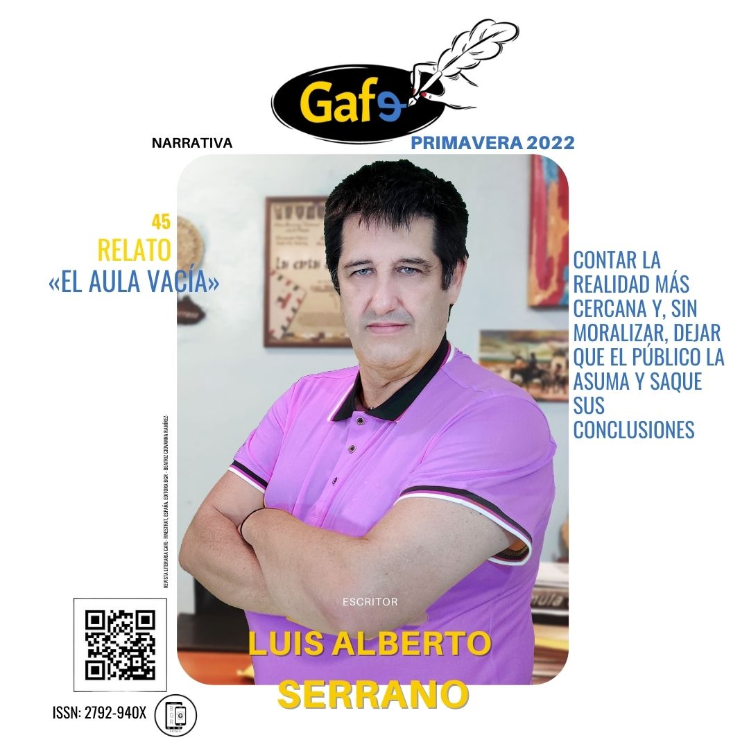 Mi relato «El aula vacía» publicado en la Revista&nbsp;GAFE.INFO.