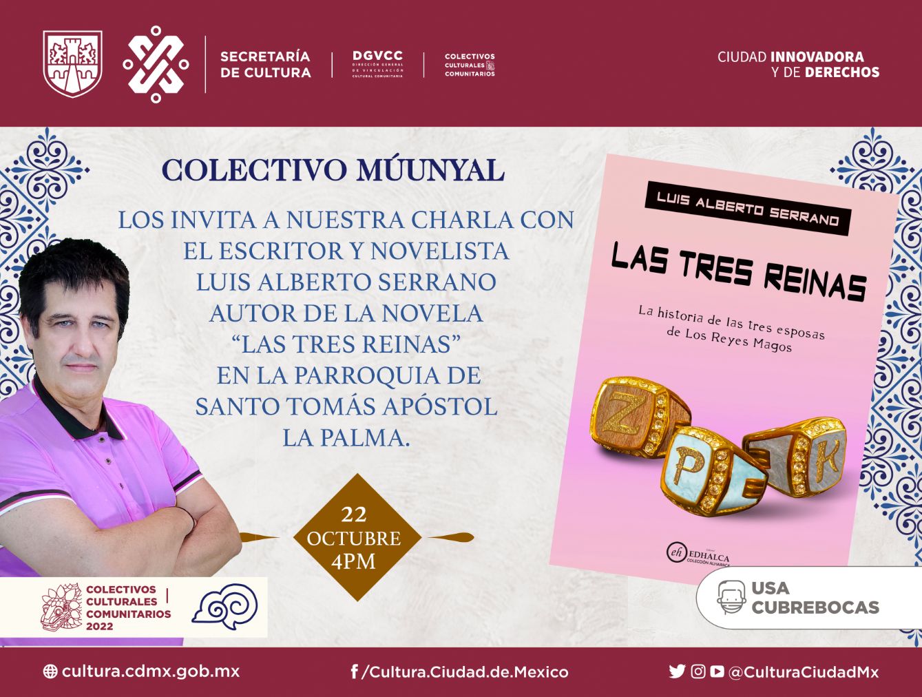 Presentacion Las Tres Reinas con el Colectivo Múunyal