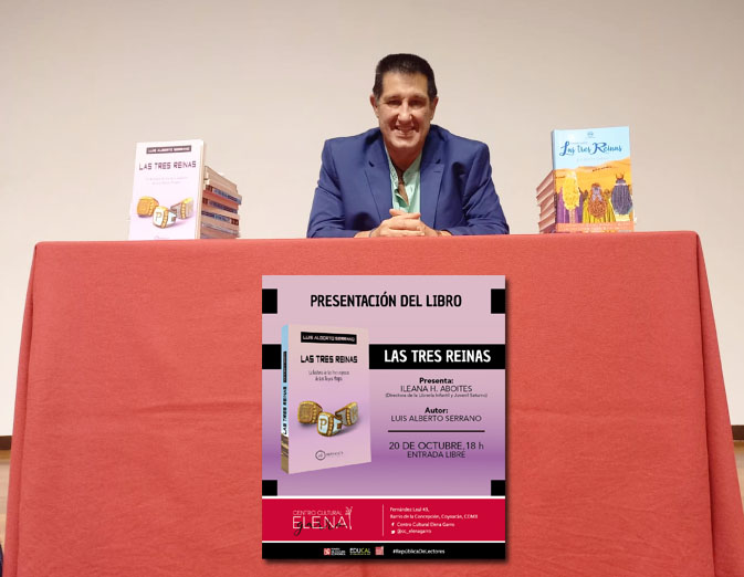 Luis Alberto Serrano en el Centro Cultural Elena Garro