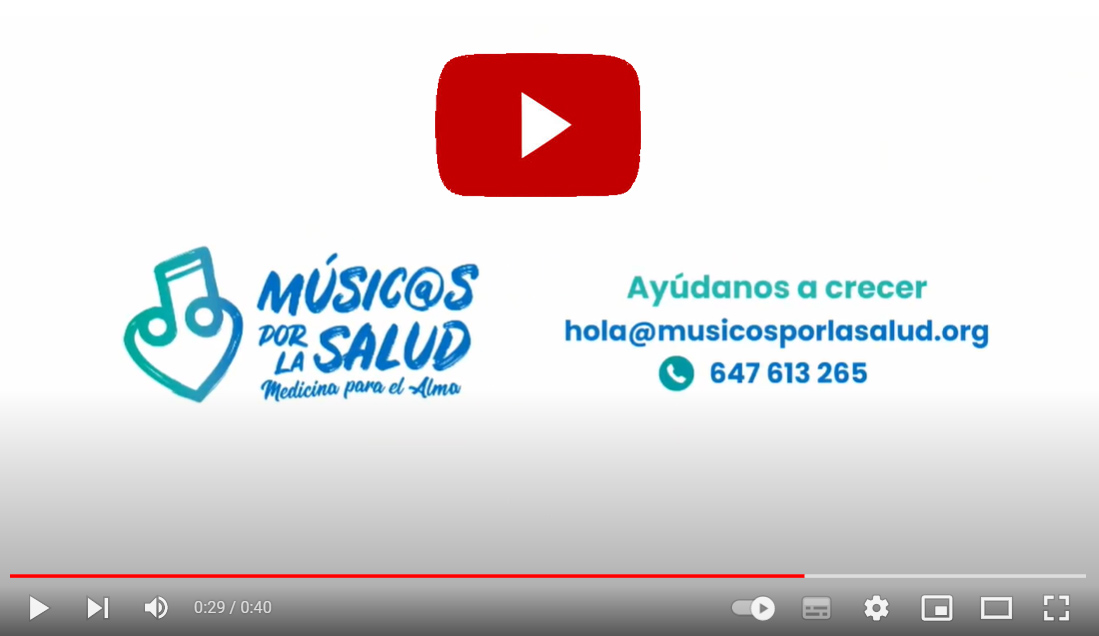 Medicina para el Alma de Músicos por la Salud y Publicitarios Implicados