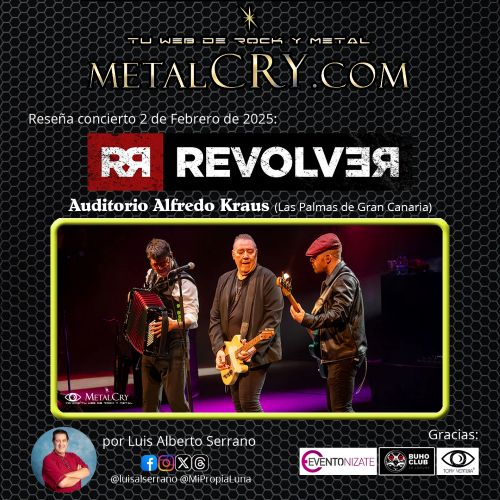 Crónica del concierto de Revolver en el Auditorio Alfredo Kraus el 2 de enero de 2025