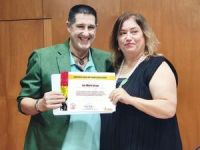 Lectura de mi microrrelato «Sus dos mitades» en el III Festival Palabra&nbsp;Viva.