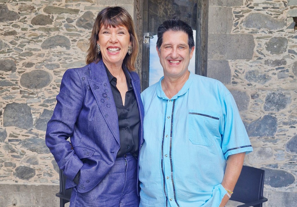 Mabel Lozano con Luis ALberto Serrano